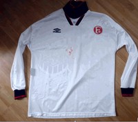 altes Trikot Fortuna Düsseldorf 1895  Umbro absolute Rarität ca.1983 Fanclub F95