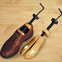 Schuhspanner Schuhdehner Schuhweiter Schuhformer Schraubspanner Holz Größe 35-45