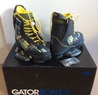Neues Gator Fate Wakeboard Bindungs - Paar ca. 36 - 37,5.  6"  Close Toe Top