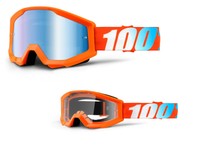 100% Strata Brille 2016 KTM Orange Verspiegelt Klar MX Motocross MTB Enduro Quad