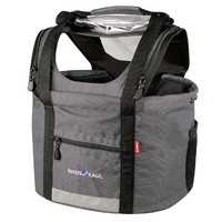 KLICKfix DOGGY GRAU Lenkerkorb für Hunde Hundekorb