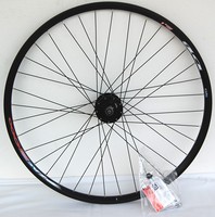 Vorderrad 28 / 29 " Shimano Nabendynamo, DISC Schnellspanner, schwarz, Zac 2000