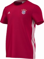 FC Bayern 3S T-Shirt Adidas 2016/17, rot