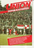 OL 88/89  1. FC Union Berlin - Informationen 1/88