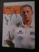 16385 Michael Biegler SC Magdeburg Handball original signierte Autogrammkarte