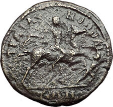 CARACALLA on HORSE Spearing Enemy 198AD Thrace Traianopolis Roman Coin i59535