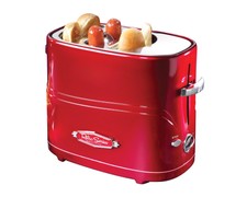 Nostalgia HDT600RETRORED Retro Series Pop-Up Hot Dog Toaster