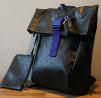 Bree,Punch 92, NEU,Rucksack, 36x42x12 Kuriertasche,Schwarz/Blau