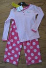 NWT CARTER'S Girls 2-piece Long Sleeve Pink Pajama Sleepwear Set 4T
