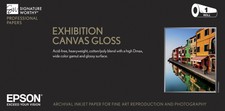 Epson Exhibition Canvas Gloss Inkjet Photo Paper 17" x 40' Roll S045242