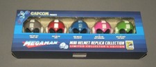 Mega Man Mini Helmet Replica Collection Set Limited Edition Capcom 2015 SDCC