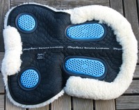 Lammfellpad v. Stephens, Sattelpad mit Gel Einlagerung, Gr. L, WB