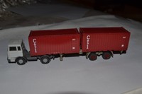 Wiking CTI Container Sattelzug alt Mercedes ohne Lenkrad Top XXL Fotos