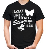 Butterfly - Bee T-Shirt | Cassius Clay | Muhammad Ali | Boxing | Rocky | RIP