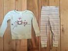 Gymboree 2 Piece Pajamas Toddler Girls Size 2T, Owls, Long Sleeve 