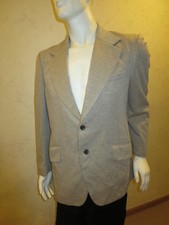 Halloween Retro Gent Vintage Jacket Brown & Cream Blend Disco, Mobster