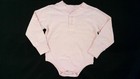 NEW LL Bean Newborn Boys size 18 MO Cotton Bodysuit Light Pink Solid Sale CHOP