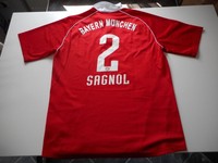 Trikot FC BAYERN MÜNCHEN Gr. L Nr. 2 SAGNOL