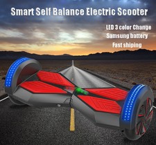 LED 2 Wheels Smart Self Balancing Unicycle Electric Scooter Hover Drifting Board