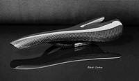 Black Carbon Sattel - 3 K Design von m-bikeparts.