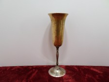 New listing
Antique Brass And Silver Plate Wine Goblet Made In India