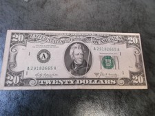 $20 Error 2 sided gutter fold Very Rare