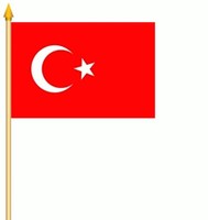 Türkei Turkey Turkiye Stockflagge 30x45 Fussball EM 2016 Flagge Fahne NEU & OVP