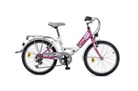 Fahrrad Kinderfahrrad 20" Zoll Shimano 6 Gang PINK ROSA Dynamo Beleuchtung neu