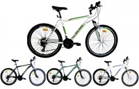 26" Zoll Mountainbike Fahrrad MTB Volcano 21 Gang Shimano Drehgriff-Schaltung