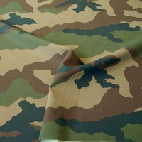 reißfester Camouflage-Stoff unverwüstlich + robust Segeltuch Woodland Tarndruck