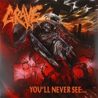GRAVE, You'll never see... TRANSPARENT RED VINYL *NEU*