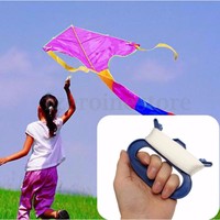 Drachenschnur mit Griff 30/50/100 Meter Schnur Polyester für Drachen Handspule 