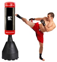Sporteq Freistehend Schwerbelastbar Boxen Boxsack,Kicking,MMA Handschuhe/Knöchel