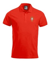 Retro Portugal Fußball Polo Neu Größen S-XXXL Bestickt Logo