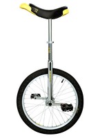 QU-AX Einrad 20 Zoll Luxus chrom mit Einradständer NEU 1002