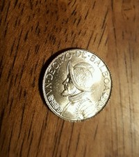 Panama 1953 1/10 Balboa Silver Coin