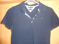 Tommy Hilfiger Damenpoloshirt Damenpolo dunkelblau M Classic Fit TOP ZUSTAND!!!