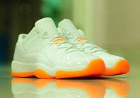 NIKE AIR JORDAN 11 LOW CITRUS GS/KIDS Sz UK US3 4 5 6 7Y BG Bred 580521-139 2015