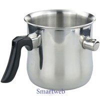 Milchtopf 1,2 Liter Simmertopf Milchkochtopf Wasserbadtopf Milch Topf Kochtopf