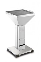 Thüros Toronto,Säulengrill mit Fußplatte Edelstahl(Räder nicht im Lieferumfang!)