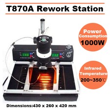 US T870A IRDA BGA INFRARED SMT SMD REWORK Soldering desoldering STATION WELDER B