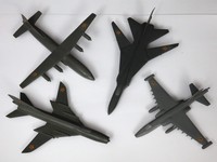 4 STÜCK MILITÄR ERKENNUNGSMODELL RUSSLAND SOWJETUNION BUND BW BUNDESWEHR DDR BND