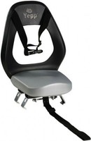 YEPP Kindersitz "Junior Budget", hinten, ab 5 Jahre, bis 35 kg, silber
