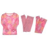 Candlesticks 7480 Pink 3PC Toddler Girls Sleepwear Pajama Set 3T BHFO