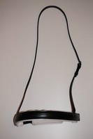 Reithalfter für Kandaren schwarz silberfarbene Schnalle Full weich gepolstert