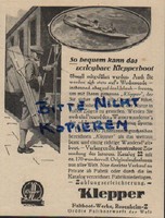 ROSENHEIM, Werbung 1928, Klepper Falt-Boot-Werke Grösste Faltboot-Werft der Welt