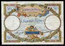 France 1934, 50 Francs, P80b, Fine+(with Pinholes)