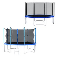 Gartentrampolin zur Wahl Außennetz Innennetz Trampolin Komplettset NEU Leiter