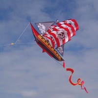 X-Kites 3-D-Drachen Piratenschiff, ready to fly (rtf), neu