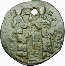 Constantine X & Eudocia 1059AD Ancient Medieval Byzantine Coin Christ i34977